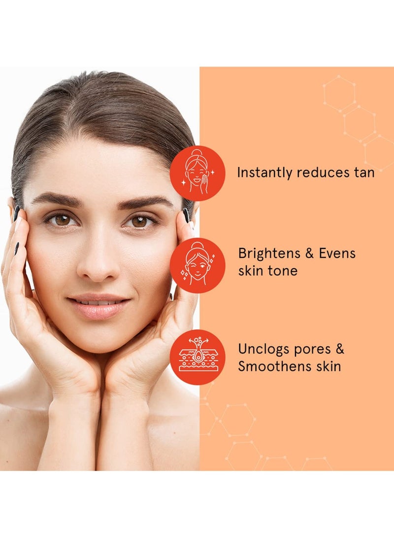 SkinQ detan glow active facial kit with vit c niacinamide for men women single use helps reduce tan unclogs pores smoothens brightens skin suitable for all indian skin types - Image 4