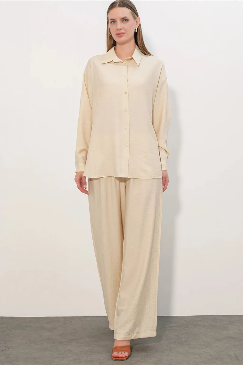 بيغ دارت BDART Textured Button-Up Long Sleeve Shirt