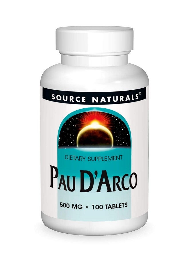 Source Naturals PAU D'Arco Dietary Supplement - 100 Tablets - Image 1