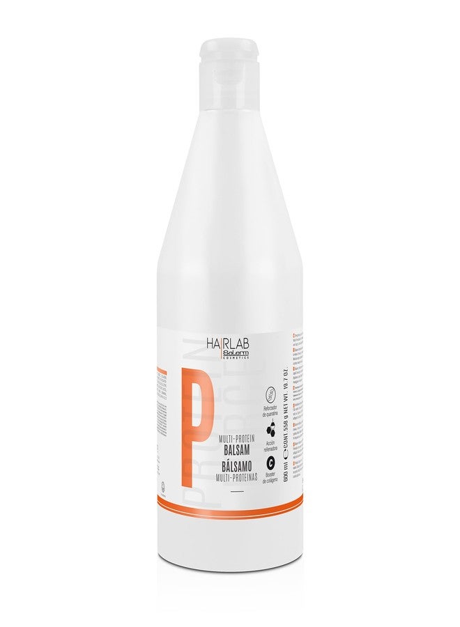 SALERM - Hair Conditioner - Multi-Proteins Hair Lab Balm - 600 ml - Helps Strengthen and Repair Hair - Adds Volume - Paraben-Free - Image 1