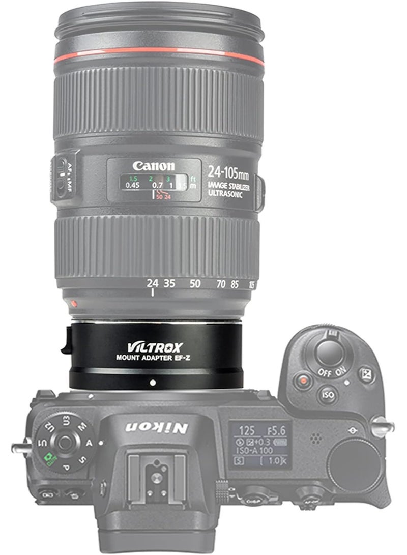 فيلتروكس EF-Z Lens Mount Adapter for Canon EF or EF-S-Mount Lens to Nikon Z-Mount Camera  - Image 5