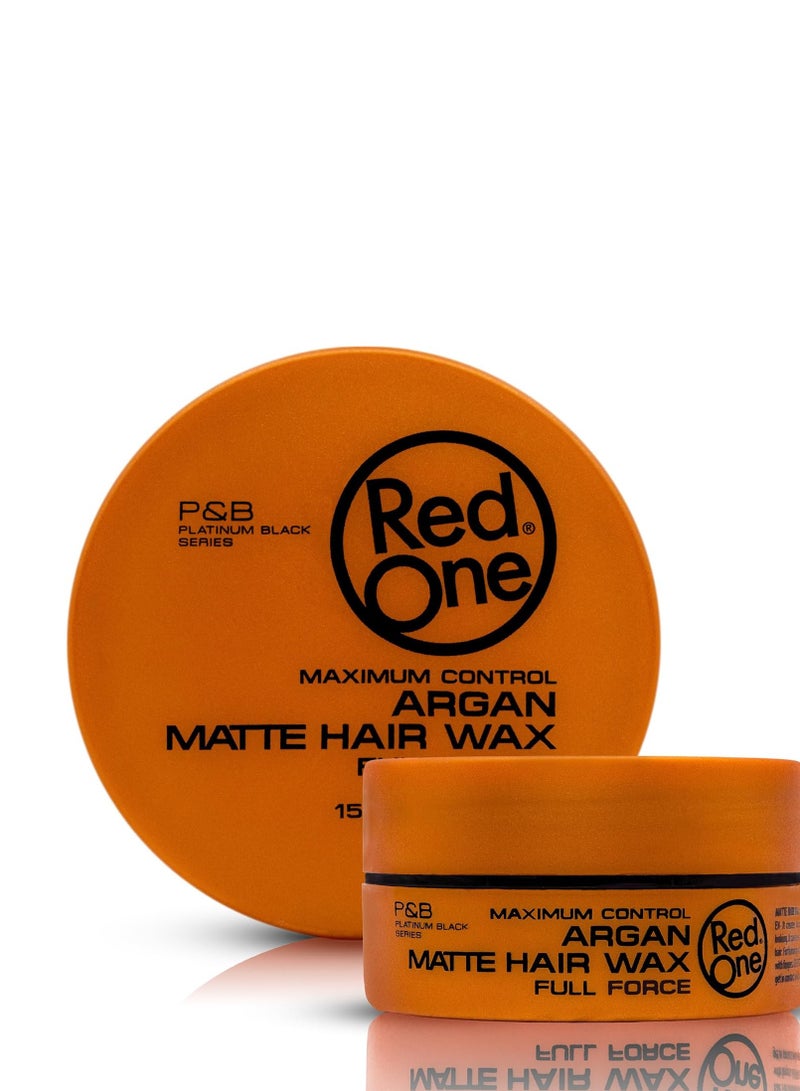Redone RedOne Full Force Aqua Hair Gel 150ml – Argan Oil Infused Matte Look, Long-Lasting Hold - Image 1
