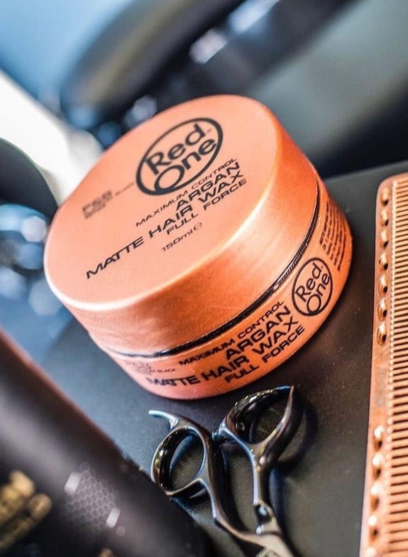 Redone RedOne Full Force Aqua Hair Gel 150ml – Argan Oil Infused Matte Look, Long-Lasting Hold - Image 3