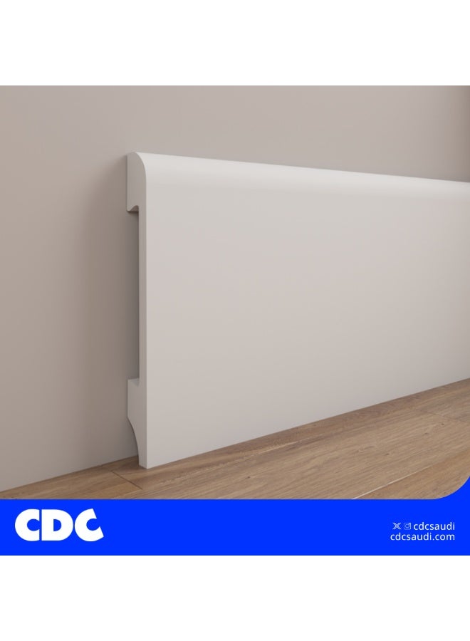 CDC White Plain Fiber Skirting – 240 cm Length - Image 1