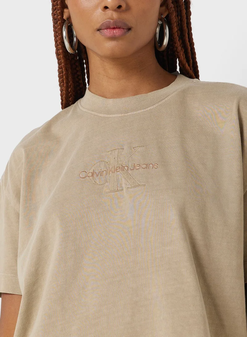 Calvin Klein Jeans Crew Neck Logo T-Shirt