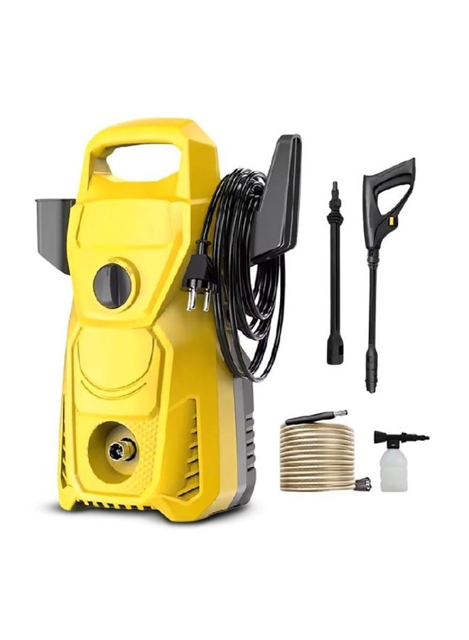 Denix Heavy-duty portable electric pressure washer. 1600W pressure washer for cleaning cars, homes, and gardens. Includes a cleaning gun, hose, soap dispenser, and cleaning needle with a 1.5-meter hose. - Image 3