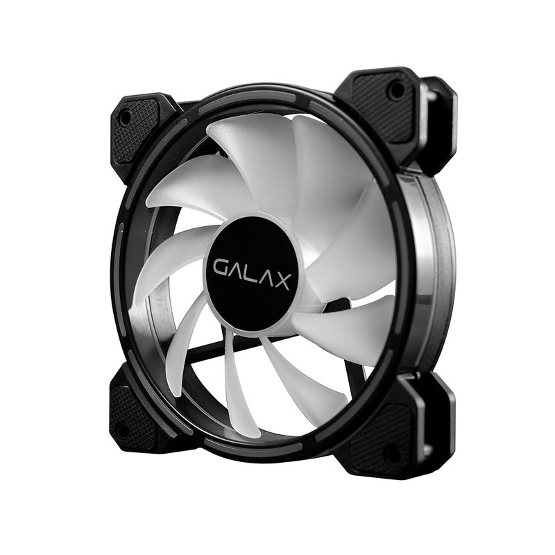 GALAX Vortex Wind-01 120mm Silent Case Gaming Fan | ARGB LED Lights | Advanced Cooling Design | Hydraulic Bearing | Dynamic Balancing Motor - Image 4