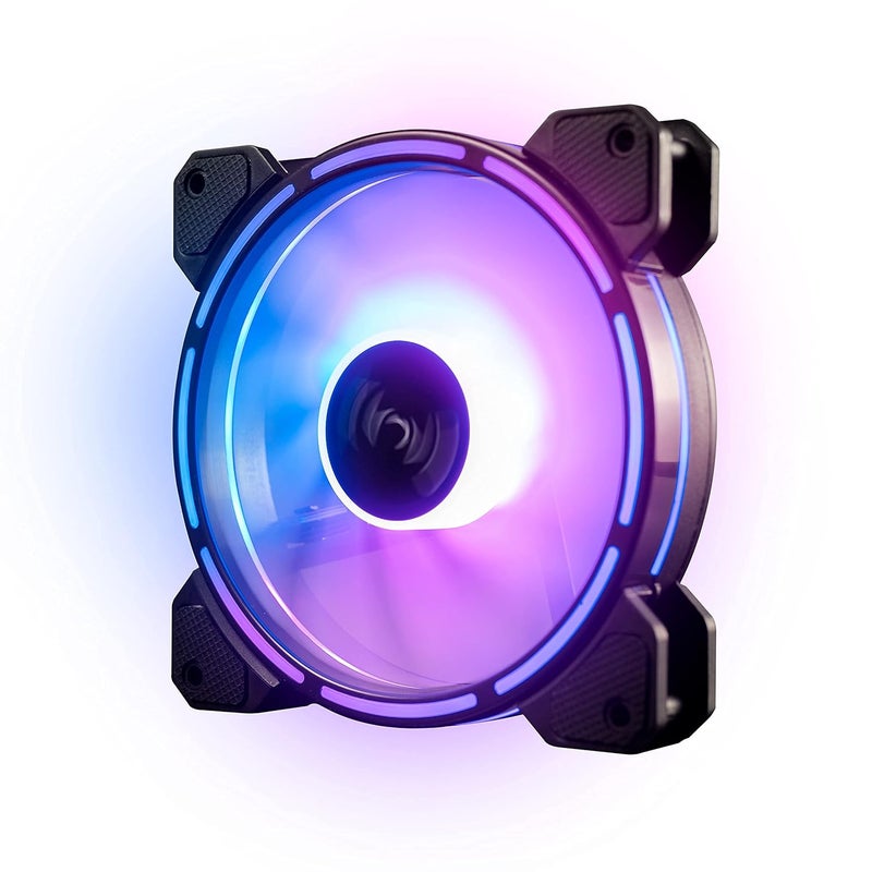 GALAX Vortex Wind-01 120mm Silent Case Gaming Fan | ARGB LED Lights | Advanced Cooling Design | Hydraulic Bearing | Dynamic Balancing Motor - Image 2