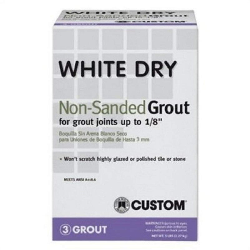 Building Product WDG5 5 lb Non-Sanded White Tile Grout