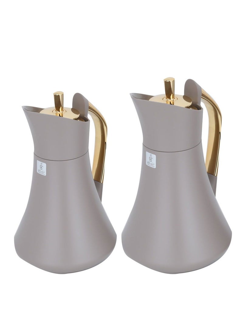Karma Procappuccino Thermos Set Gold 2 Pieces