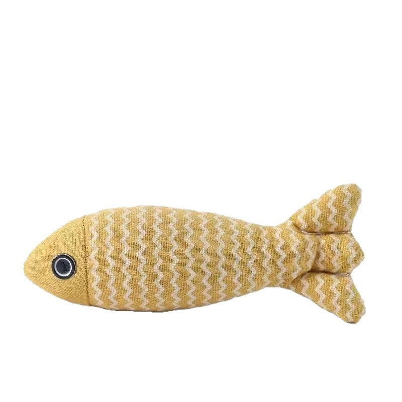 Cat Toy with Catnip - Plush Fish Toy - Image 5