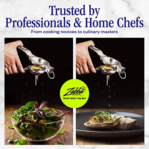 Nuvantee Innovee Group. 1 pack. Nuvantee Lemon Squeezer, Stainlees Steel Manual Citrus Press. Includes Lemon Recipes Ebook. Quality 18/10 - Image 5
