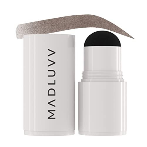 MADLUVV Brow Stamp Refill Color Stamp for Brows Root Touch Up for Women Men Instantly Conceal Hair Loss Grey Hair Thinning Hair with StainProofSmudgeProof Powder Formula Brunette - Image 1