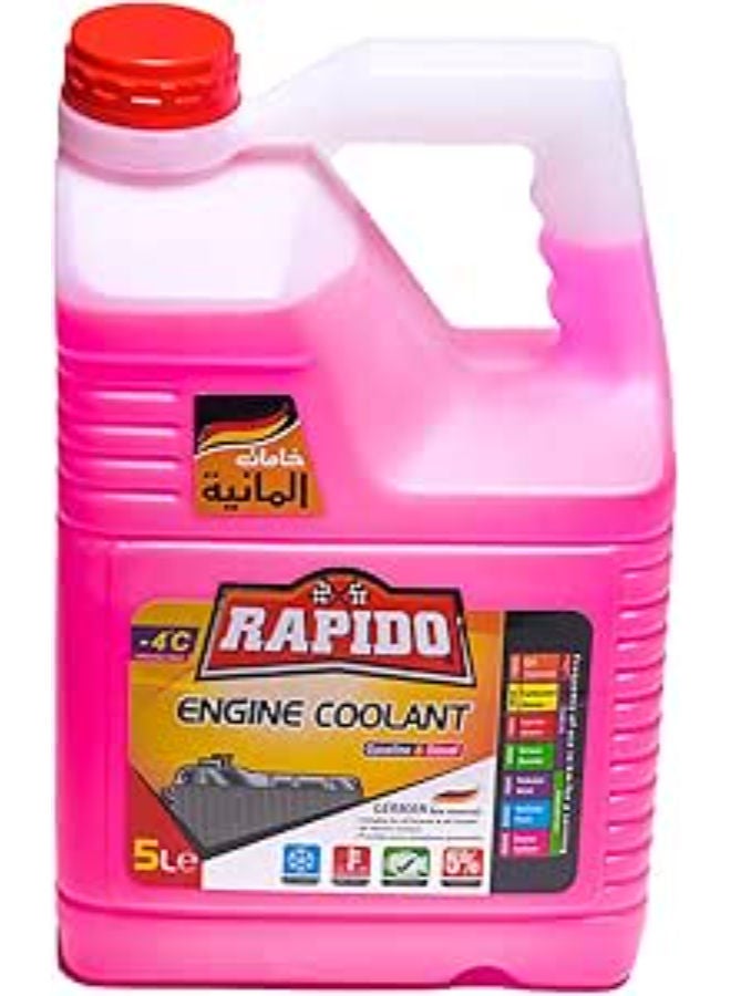 Rapido Engine Coolant ,5 Litre - Red - Image 1