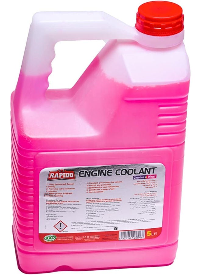 Rapido Engine Coolant ,5 Litre - Red - Image 2