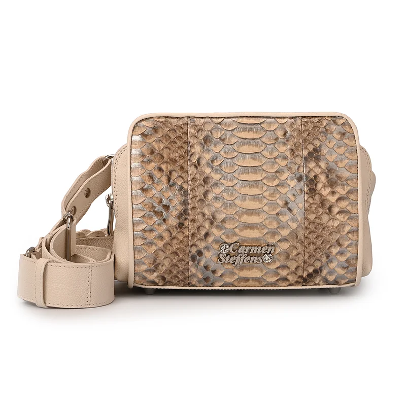 Carmen Steffens  Silver Python Bag for Women | Best Price UAE