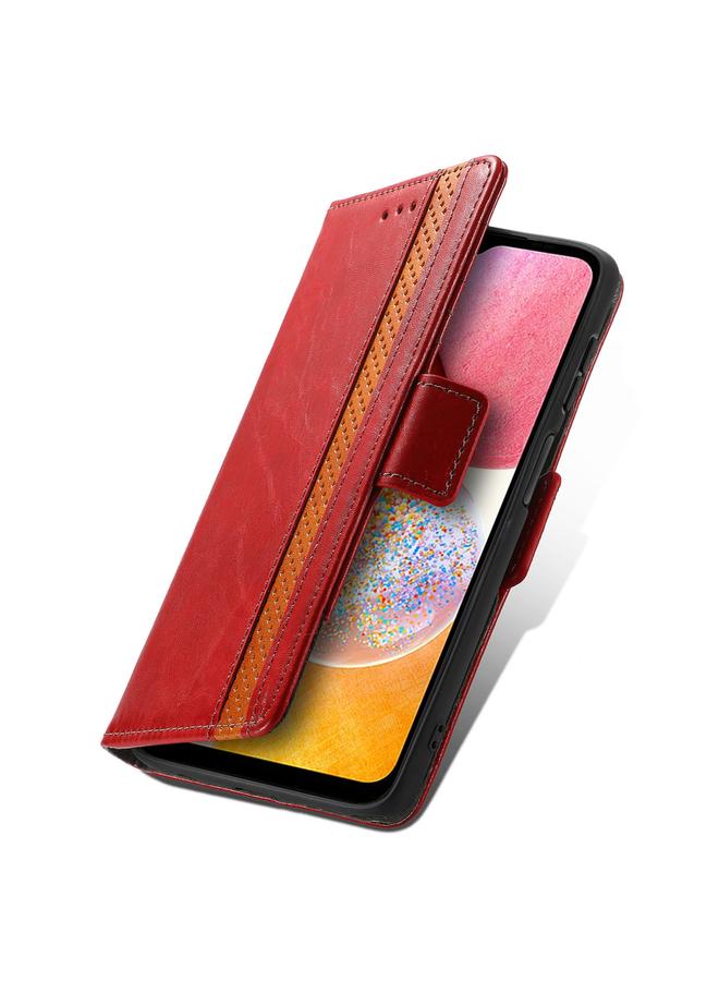 اس-توب جراب لهاتف Samsung Galaxy A14 4G CaseNeo Splicing جراب هاتف جلدي مزدوج مغناطيسي - Image 5