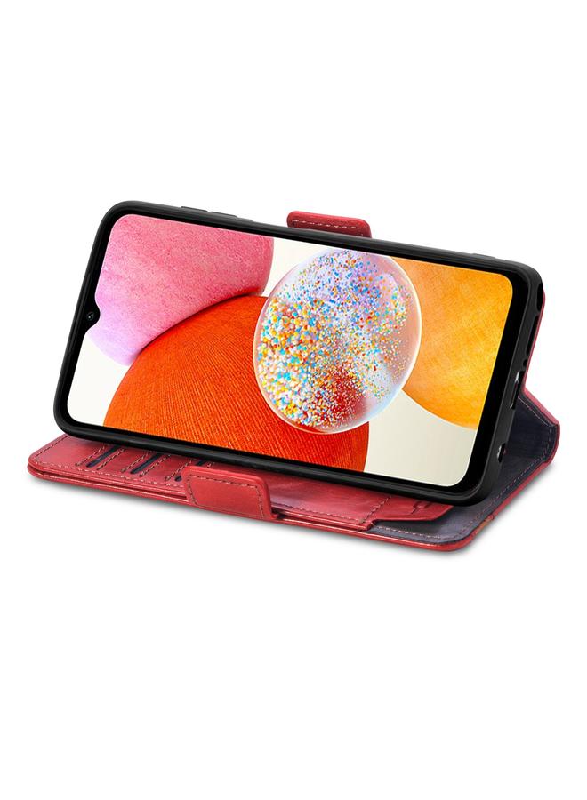 اس-توب جراب لهاتف Samsung Galaxy A14 4G CaseNeo Splicing جراب هاتف جلدي مزدوج مغناطيسي - Image 4