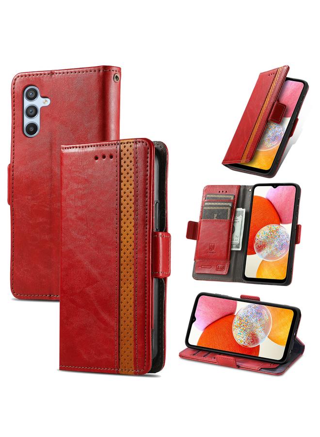 اس-توب جراب لهاتف Samsung Galaxy A14 4G CaseNeo Splicing جراب هاتف جلدي مزدوج مغناطيسي - Image 1