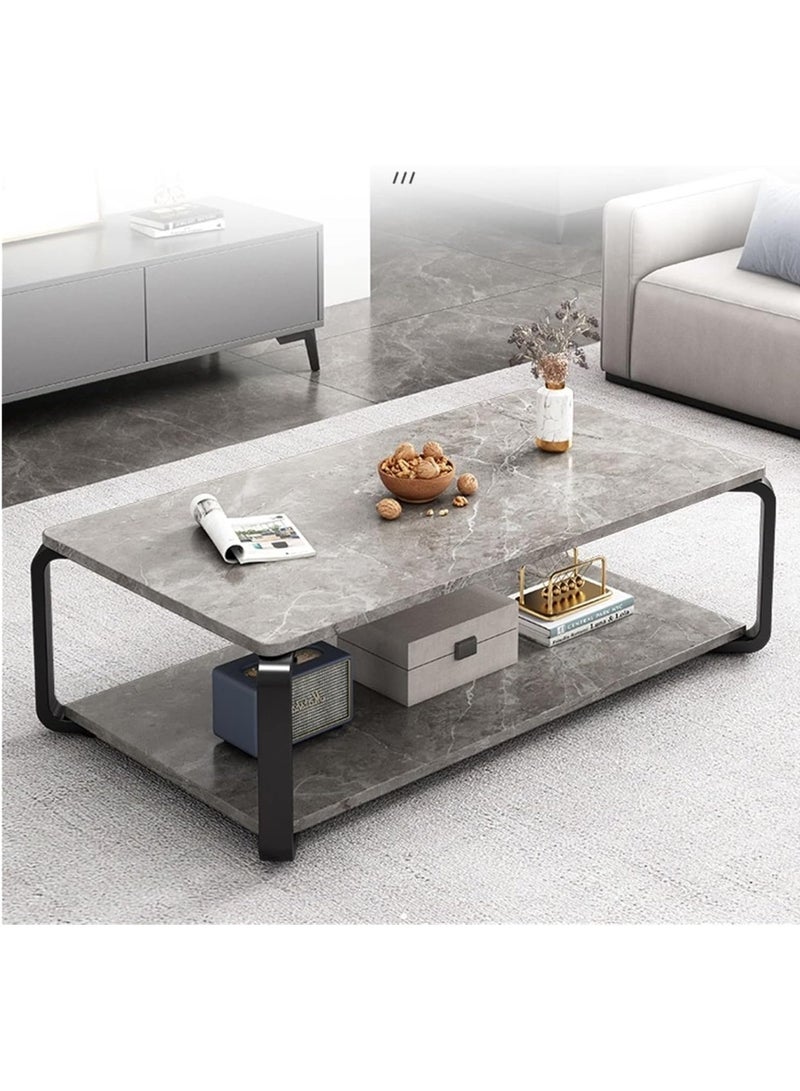 DubaiGallery Coffee Tables for Living Room, Round End Side Tables Sofa Table, Modern Marble Nesting Table with Metal Frame Legs - Image 2