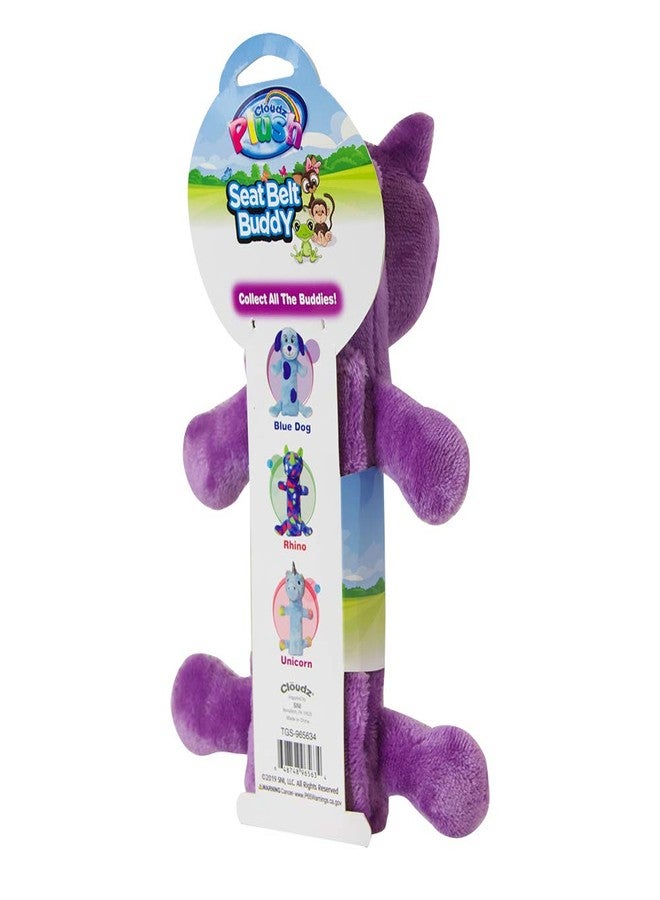 Cloudz Kids Super Soft N' Cuddly Seat Belt Buddy XL Travel Pillow. Keep Your Kids Comfy and Supported at Home or On The Go! - Cat - Image 4