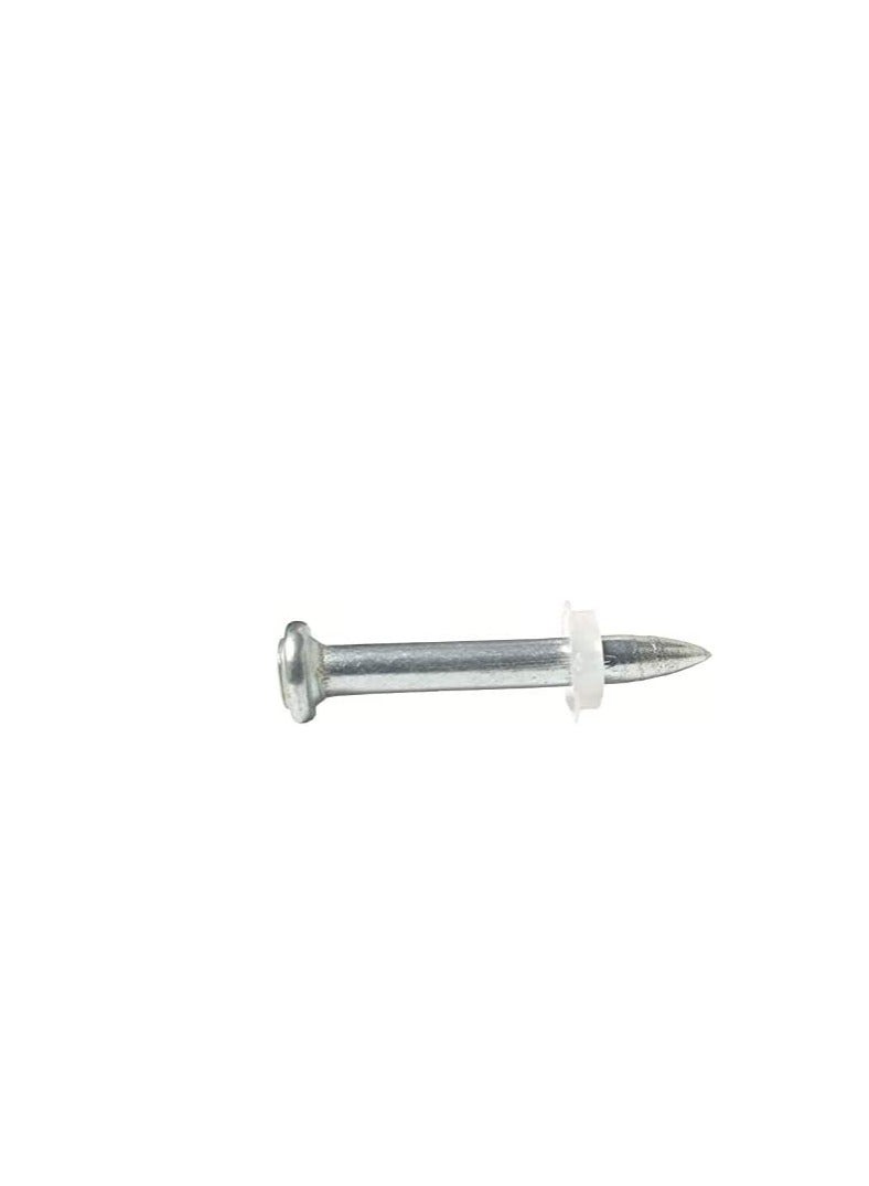Powder Actuated Systems Drive Pin Fastener Pin With Plastic Washer Pins 100 Pack 38 mm - Image 1