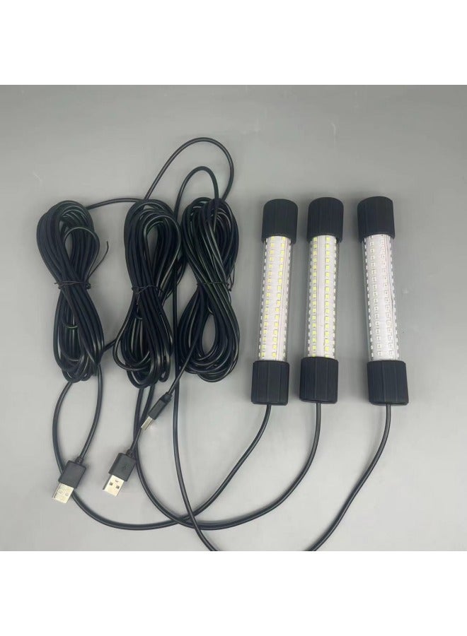 5v Underwater Fish Trap Light Fishing Light White Green Light Blue Night Fishing Light Waterproof Charging Treasure Light-Color:5v Green Light - Image 2