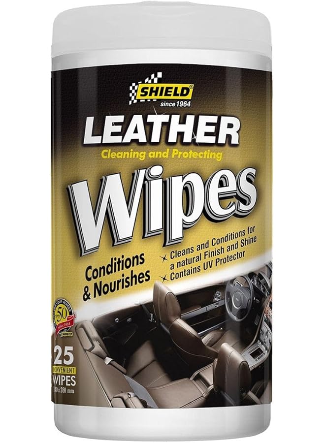 Shield Cc Carwipes Leather 12*25Pc
