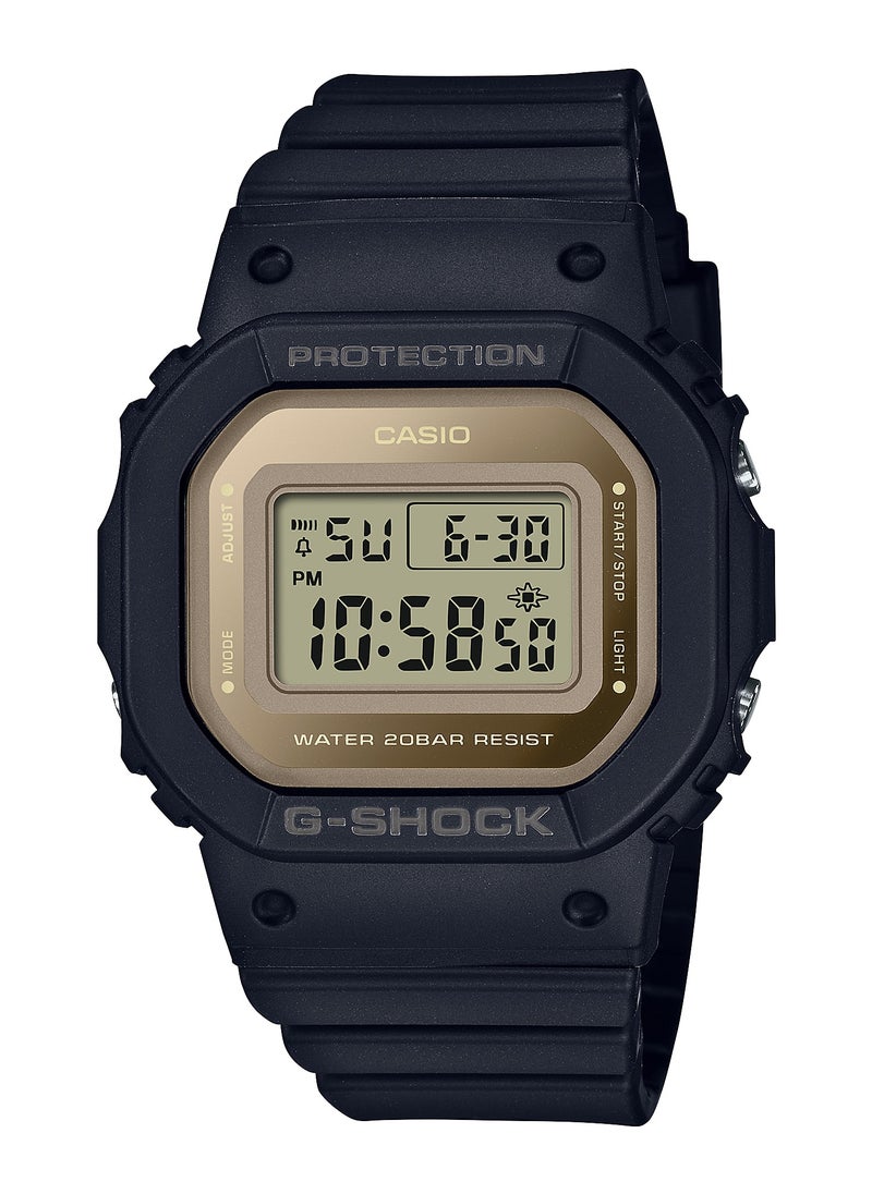 G-SHOCK Women's Digital Black Resin Strap Watch GMD-S5600-1DR-45.7 × 40.5 × 11.9 mm  - Image 1