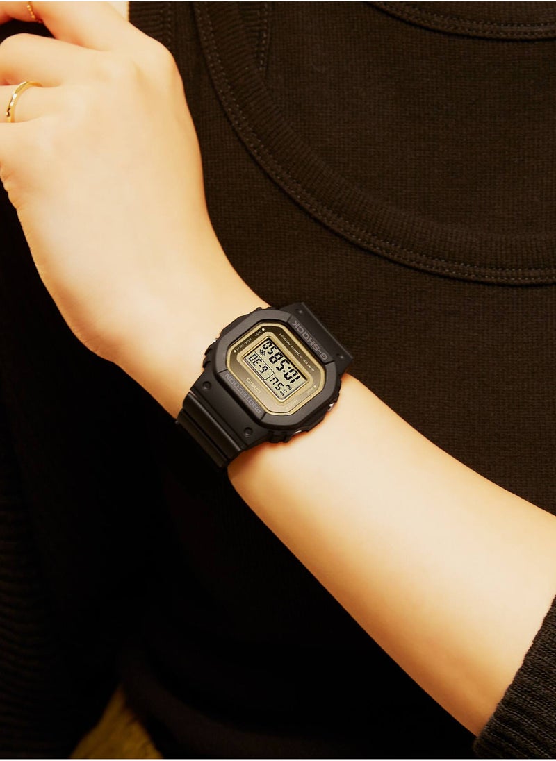 G-SHOCK Women's Digital Black Resin Strap Watch GMD-S5600-1DR-45.7 × 40.5 × 11.9 mm  - Image 3