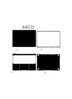General Laptop Decal Cover Compatible with Microsoft Surface Laptop 7 13.8 Inch 2024 (Model: 2036) Anti-Scratch Sticker Three Sided Notebook Film and Explosion Proof Screen Film  - Image 2