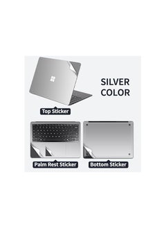General Laptop Decal Cover Compatible with Microsoft Surface Laptop 7 13.8 Inch 2024 (Model: 2036) Anti-Scratch Sticker Three Sided Notebook Film and Explosion Proof Screen Film  - Image 5