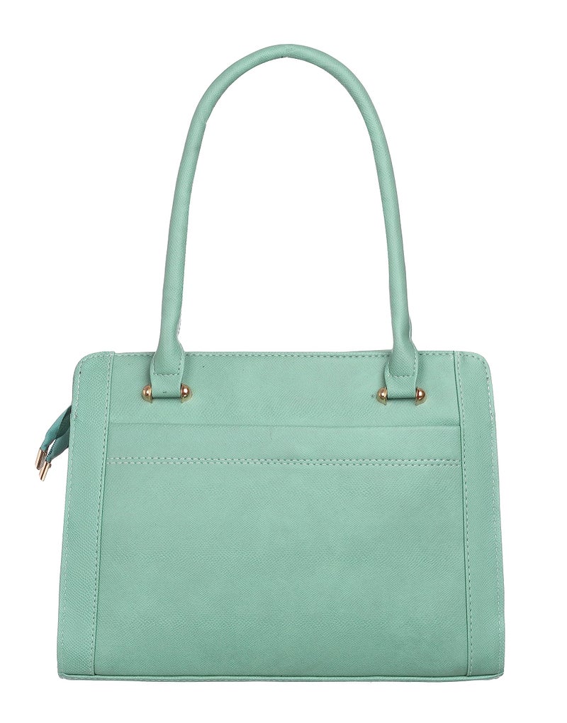 Keywest Women's Britney Satchel Tote Handbag for Women | Ladies purse | Stylish Shoulder Bag | Gift For Woman | Light Grey - Image 3