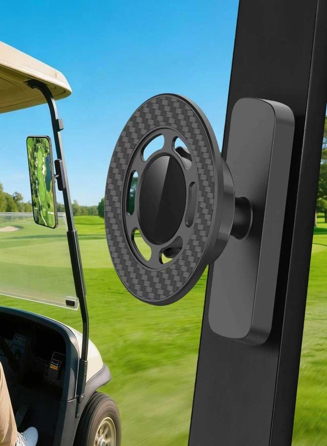 Nedsewor Magnetic Golf Cart Phone Holder for MagSafe iPhone 12–17 & Smartphones, Golf Cart Phone Mount with One-Hand Snap-On, Ideal for Golf Cart Accessories & Gifts, Fits All Magnetic Metal Surfaces - Image 1