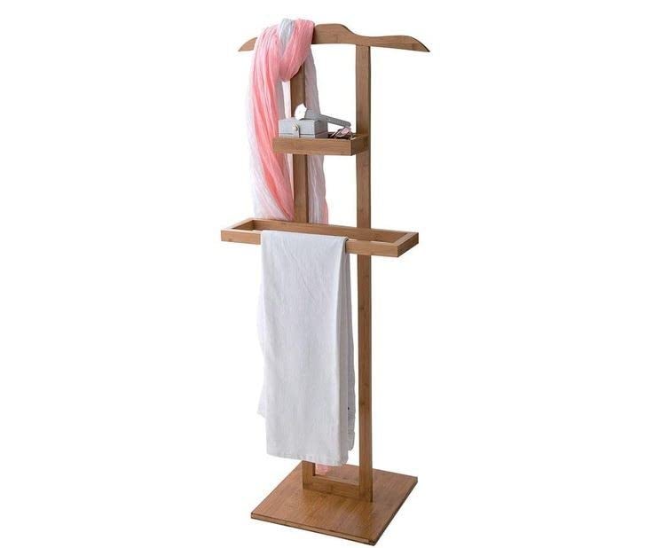 Multipurpose Rosewood Towel Racks for Bathroom Tier Free Standing Bathroom Towel Rack Towel Holder Stand for Blanket Rack Kitchen Corner Poolside Beach Next to Tub or Shower H16 