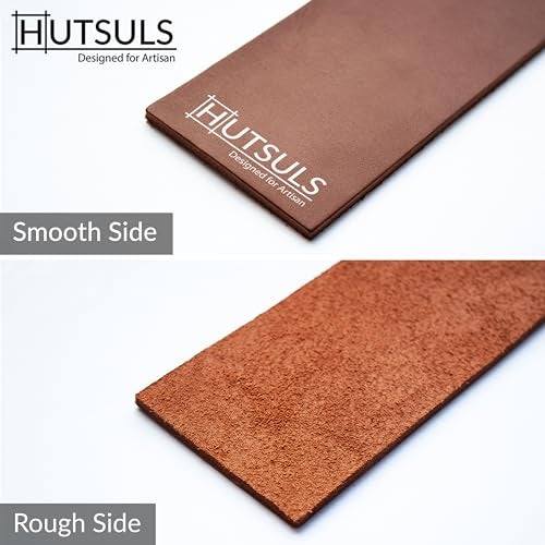 Hutsuls Brown Leather Strop with Compound - Get Razor-Sharp Edges with Stropping Kit, Green Honing Compound & Vegetable Tanned Two Sided Knife Sharpener Step-by-Step Guide Included - Image 3