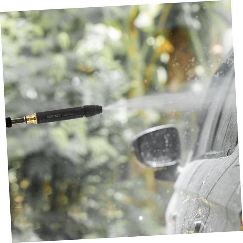 High Pressure Water Hose Nozzle Sprayer For Car Washing Tough Cleaning 1 4 Inch - Image 4