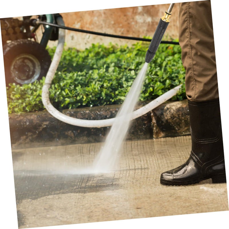 High Pressure Water Hose Nozzle Sprayer For Car Washing Tough Cleaning 1 4 Inch - Image 5