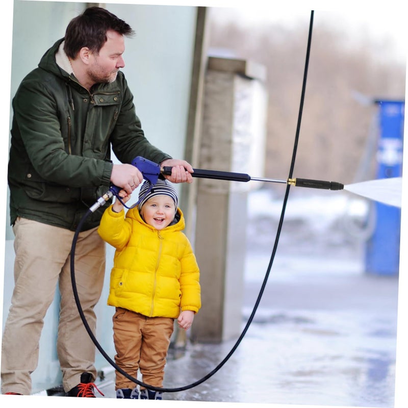 High Pressure Water Hose Nozzle Sprayer For Car Washing Tough Cleaning 1 4 Inch - Image 3