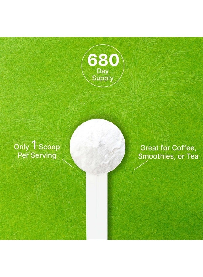 DEAL SUPPLEMENT مسحوق حليب جوز الهند العضوي غير المحلى، 3 أرطال – بديل كريمر خالي من الألبان – خالي من السكر بنكهة خام – مصدر غني بزيت MCT – رائع للقهوة أو الشاي – غير معدّل وراثياً، نباتي، كيتو - Image 5