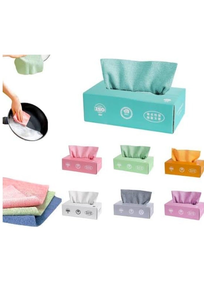 Microfiber Cleaning Cloths – Reusable  Cotton- , Home & Kitchen – 20 x 20 cm – 20-Piece Set in Assorted Shapes & Colors - Image 5