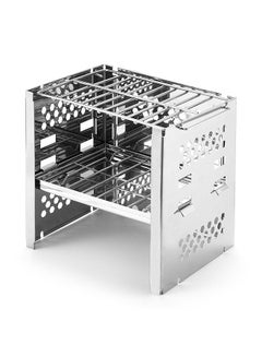Generic Camping Wood Burning Stove Portable Folding Stainless Steel  Backpacking Stove BBQ Grill Stove UAE | Dubai, Abu Dhabi