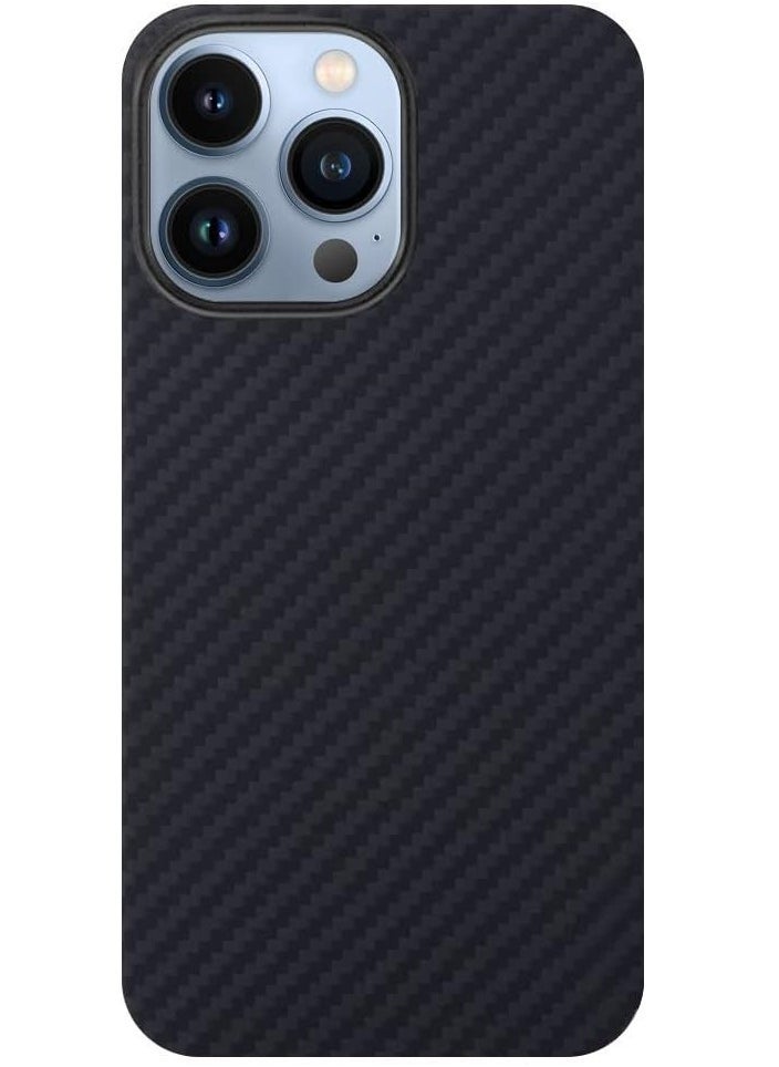 BGM Case Compatible with iPhone 15 Pro Case 3D Skin Texture Kevlar Fiber Bulletproof Vest Cover Protective Carbon Fiber Pattern Ultra Slim