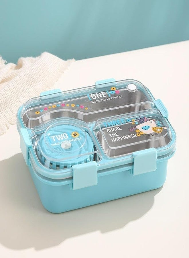 Stavae Portable Stainless Steel Lunch Box Insulated Compartment Meal Box for Students Office Workers Food Grade Bento Box - Image 4
