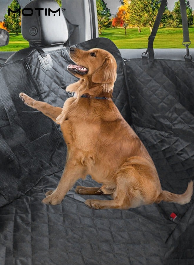 Motim Dog Car Cover Seat Mat 137*147cm, Waterproof and Scratchproof Dog Seat Cover Car Back Seat Bed for Car Backseat, Nonslip Durable Dog Hammock with Side Flaps for Cars Trucks and SUV - Image 5