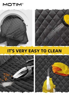 Motim Dog Car Seat Cover Seat Mat, Waterproof and Scratchproof Dog Cover for Car Backseat, Nonslip with Mesh Window, Durable Dog Hammock with Side Flaps for Cars Trucks and SUV  - Image 3