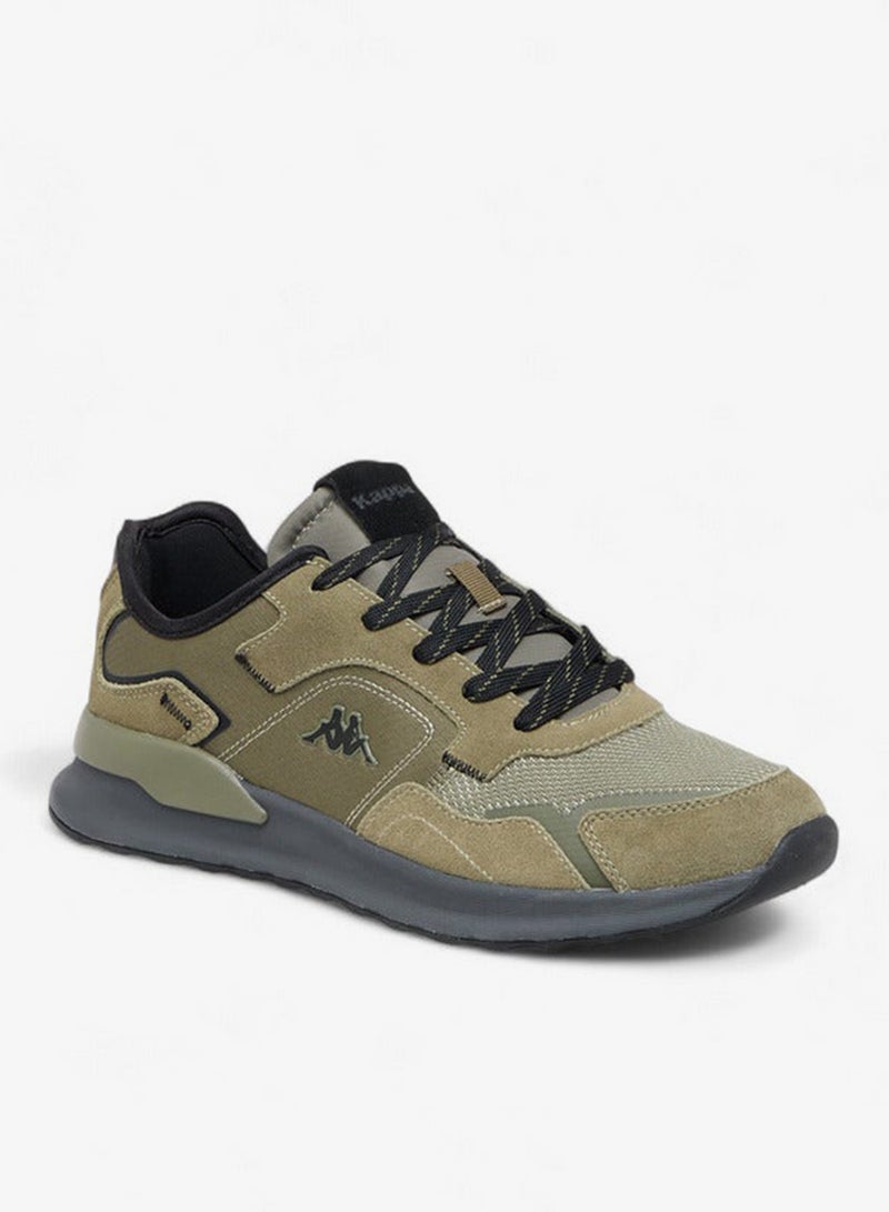 Kappa Men's Logo Detail Sports Shoes with Lace-Up Closure - Image 2