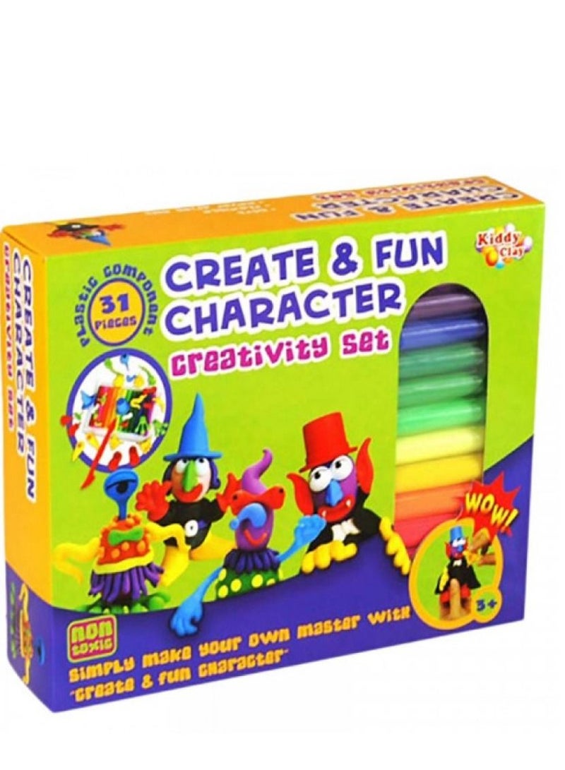 Kiddy Clay Moding Clay Multi Set 001 - Image 1