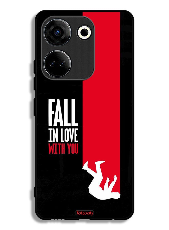 Tolwak Tecno Camon 20 Protective Case Cover Fall In Love With You - Image 1