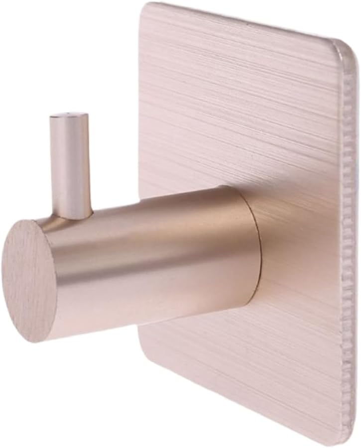 منشفة معطف ذاتية اللصق من النوع B، حامل مطبخ ألومنيوم مقاوم للصدأ للحمام، اللون 02، المقاس 4.5 × 4.5 × 2.6 سم - Image 1